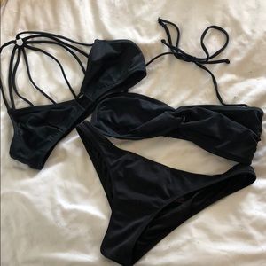 Teeny Black Bikini Bundle